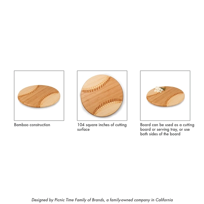 Oklahoma Sooners Baseball Cutting & Serving Board