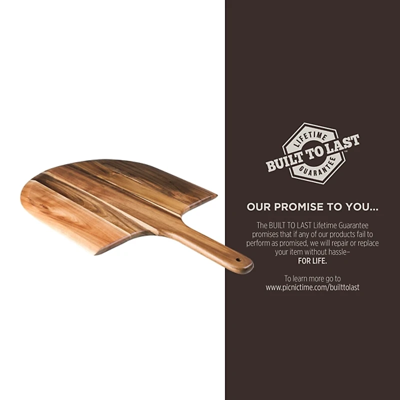 Atlanta Falcons Acacia Wood Pizza Peel
