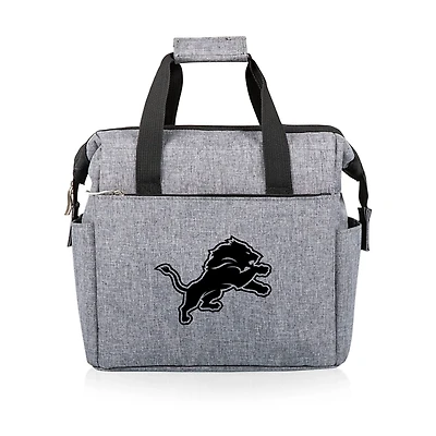 Gray Detroit Lions Cooler Tote Bag