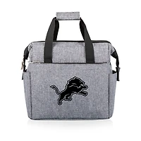 Gray Detroit Lions Cooler Tote Bag