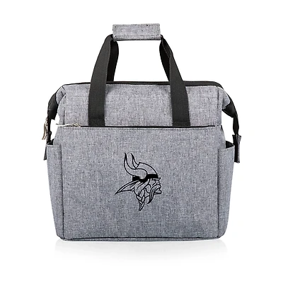 Gray Minnesota Vikings Cooler Tote Bag