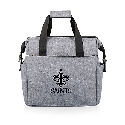 Gray New Orleans Saints Cooler Tote Bag