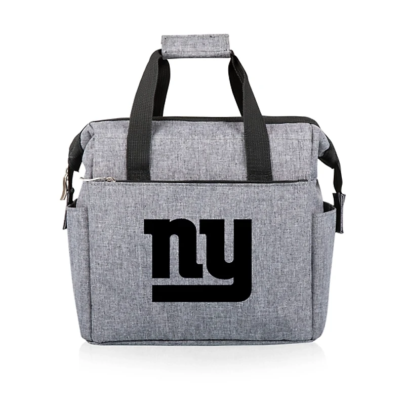 Gray New York Giants Cooler Tote Bag