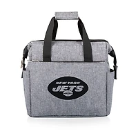 Gray New York Jets Cooler Tote Bag