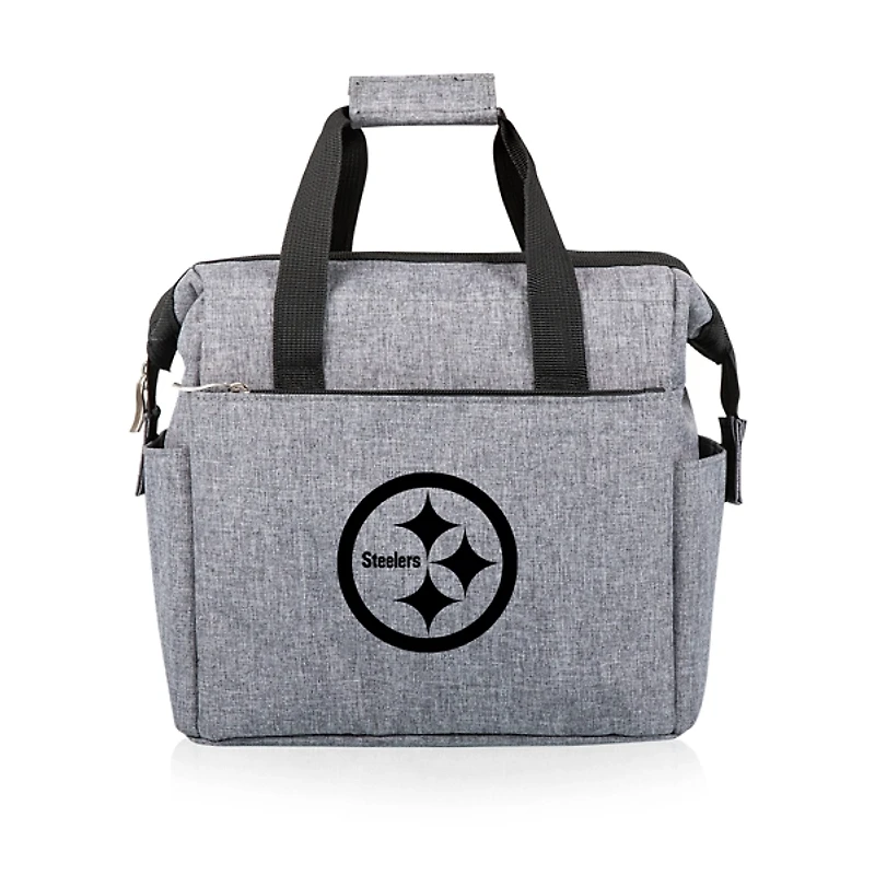 Gray Pittsburgh Steelers Cooler Tote Bag