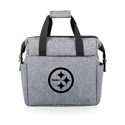 Gray Pittsburgh Steelers Cooler Tote Bag