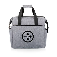 Gray Pittsburgh Steelers Cooler Tote Bag