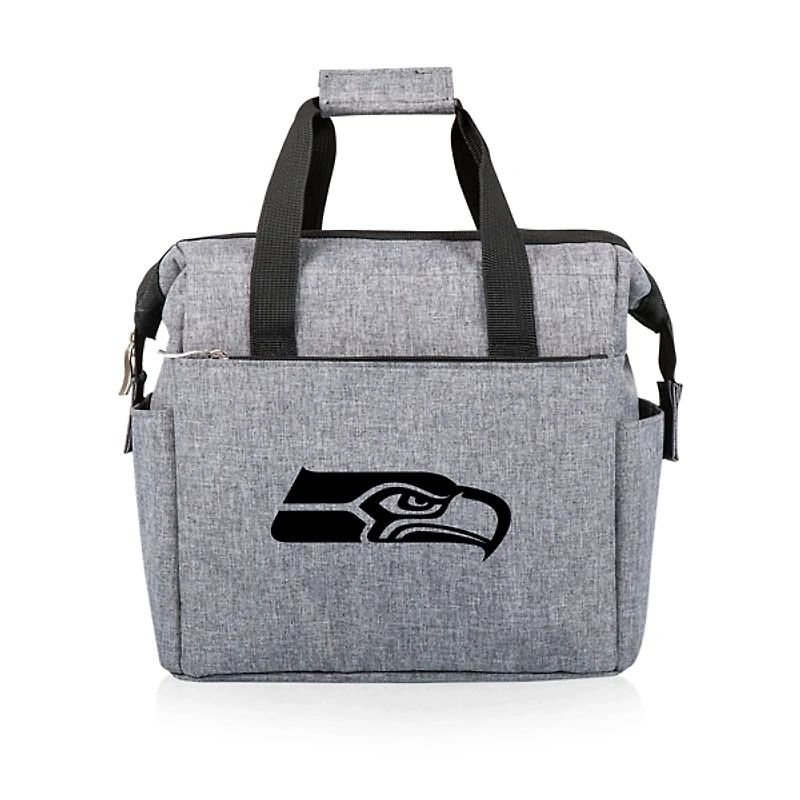 Gray Seattle Seahawks Cooler Tote Bag