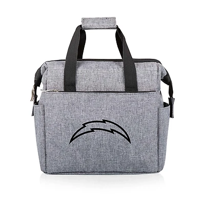 Gray Los Angeles Chargers Cooler Tote Bag