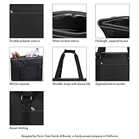 Black Cleveland Browns Tahoe XL Cooler Tote Bag