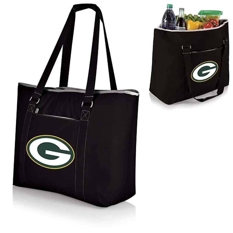 Black Green Bay Packers Tahoe XL Cooler Tote Bag