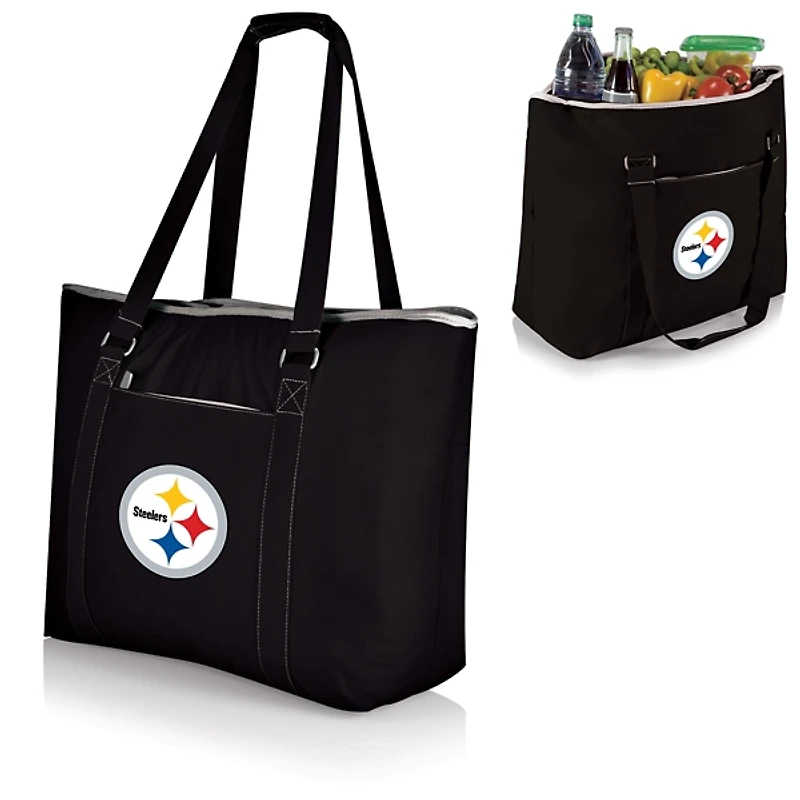 Black Pittsburgh Steelers Tahoe XL Cooler Tote Bag
