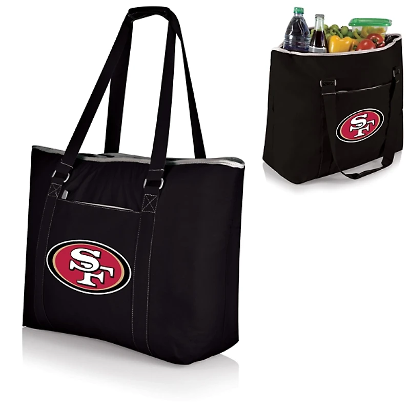 Black San Francisco 49Ers Tahoe XL Cooler Tote Bag