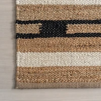 Raleigh Striped Jute Area Rug