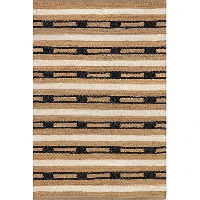 Raleigh Striped Jute Area Rug