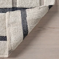 Rowena Checked Wool Area Rug