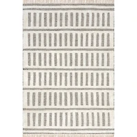 Merrick Tasseled Cotton and Wool Area Rug