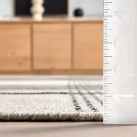 Gray Portland Plaid Wool Area Rug