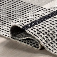 Gray Portland Plaid Wool Area Rug