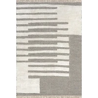 Hyperion Tasseled Cotton and Wool Area Rug