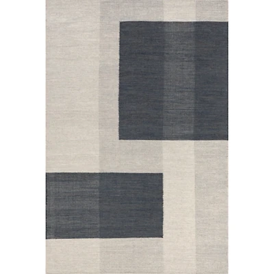 Blue Jay Colorblocked Wool Area Rug