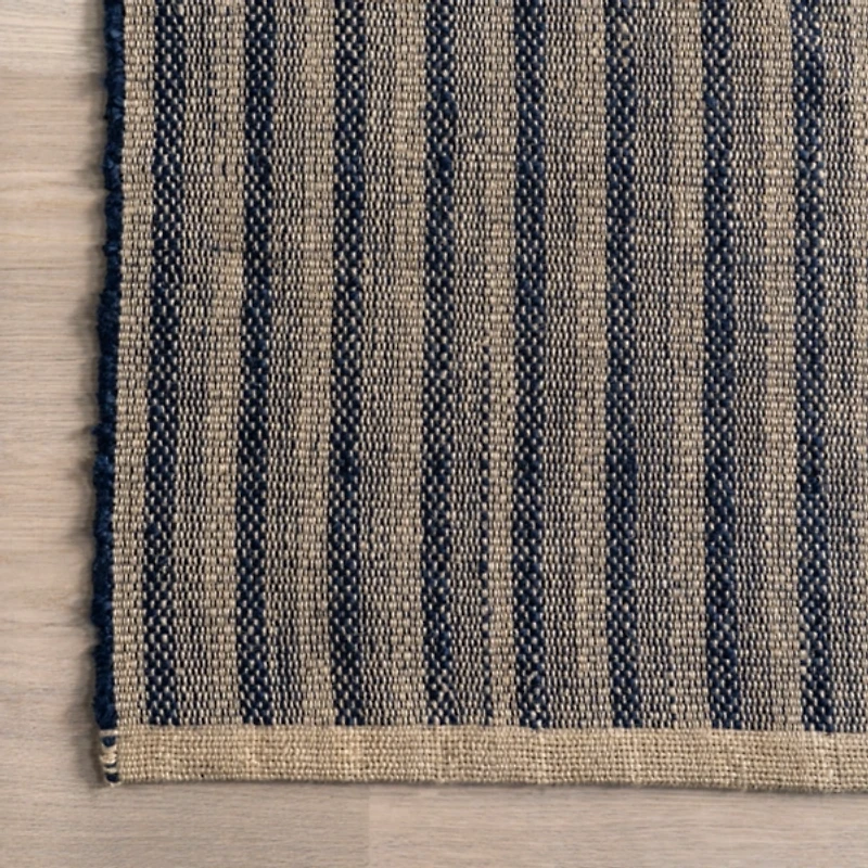 Lake Striped Jute Area Rug, 5x8