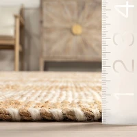 Hillcrest Jute and Wool Runner, 2x8