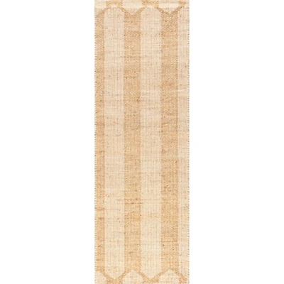 Hillcrest Jute and Wool Runner, 2x8