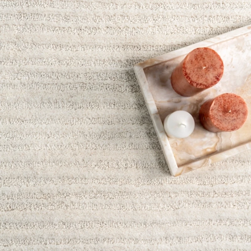 Southwest Striped Wool Area Rug