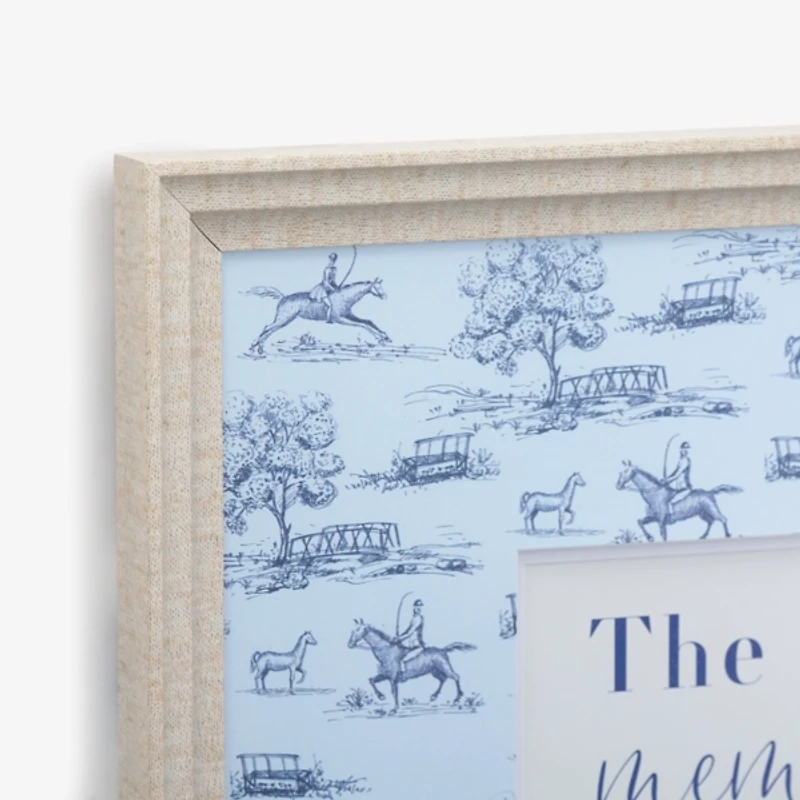 Blue Print Best Memories at Home Wall Plaque