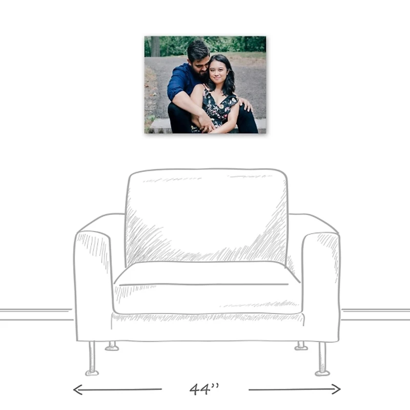 Personalized Photo Horizontal Canvas Print