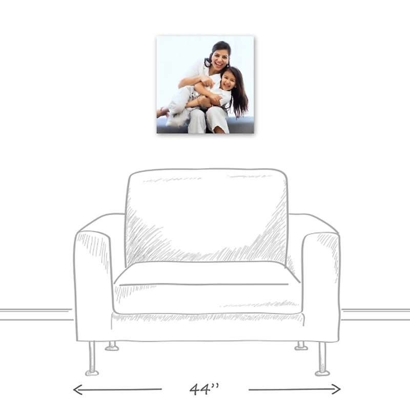 Personalized Photo Square Canvas Print