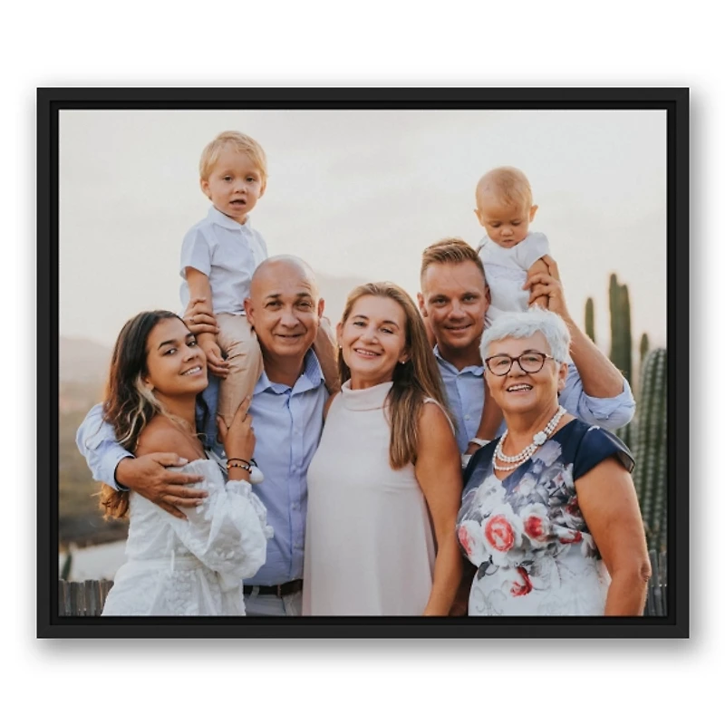 Personalized Photo Horizontal Framed Canvas, 26x22