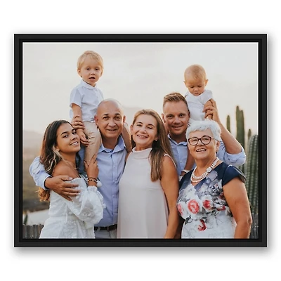 Personalized Photo Horizontal Framed Canvas, 26x22