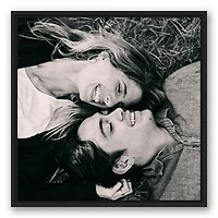 Personalized Photo Square Framed Canvas, 26x26