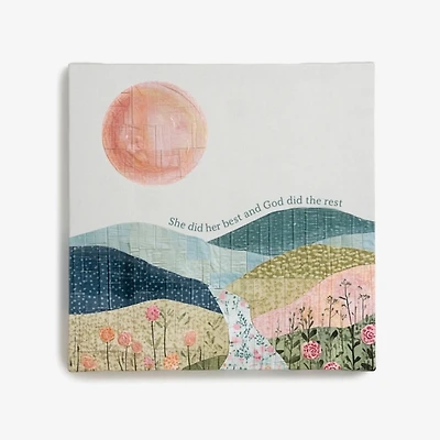 Her Best God the Rest Canvas Art Print