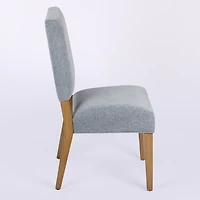 Blue Upholstered Reynolds Dining Chairs, Set of 2