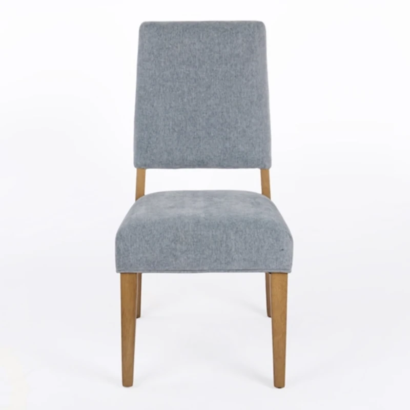 Blue Upholstered Reynolds Dining Chairs, Set of 2