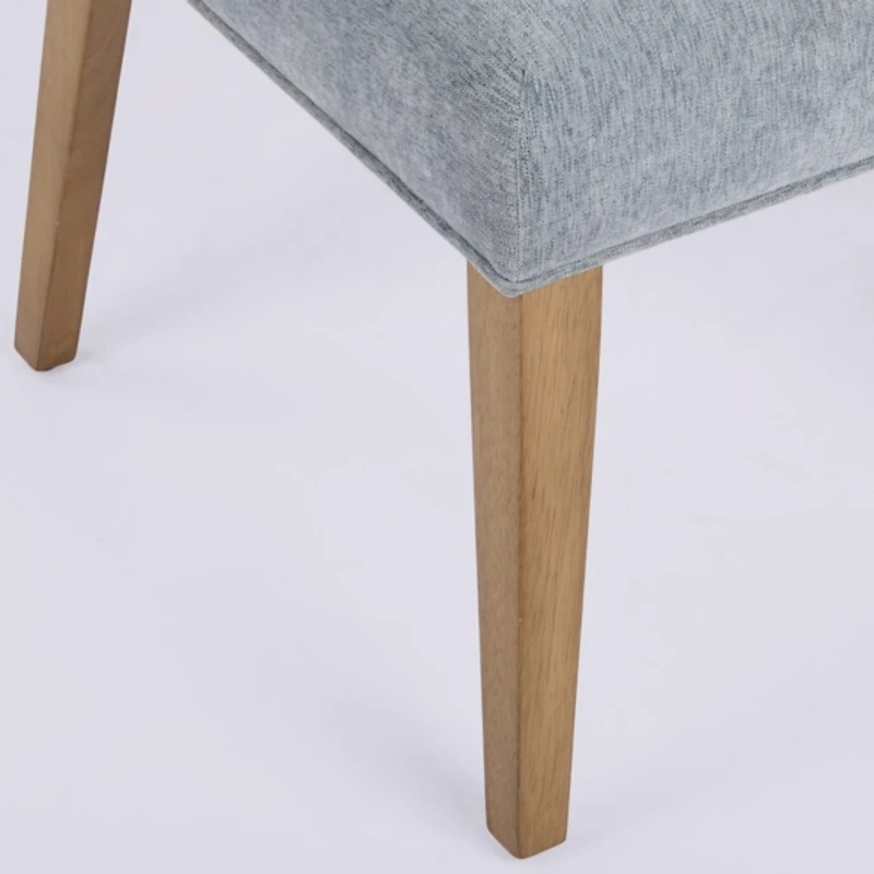 Blue Upholstered Reynolds Dining Chairs, Set of 2