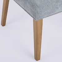 Blue Upholstered Reynolds Dining Chairs, Set of 2