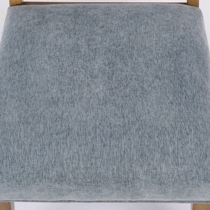 Blue Upholstered Reynolds Dining Chairs, Set of 2