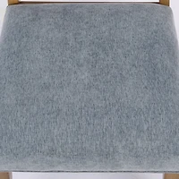 Blue Upholstered Reynolds Dining Chairs, Set of 2