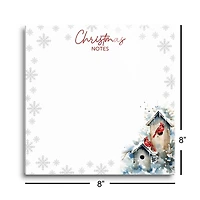 Cardinal Christmas Note Dry Erase Board, 8x8 in.