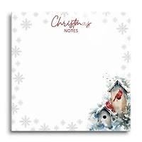 Cardinal Christmas Note Dry Erase Board, 8x8 in.