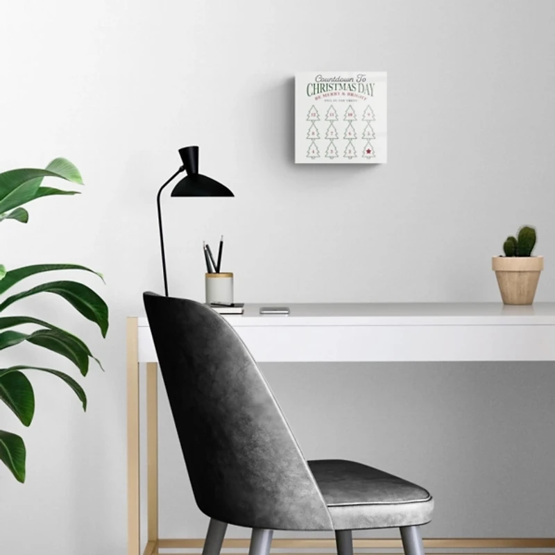 Countdown to Christmas Dry Erase Board