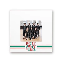 Holly Jolly Vibes Christmas Picture Frame, 4x4