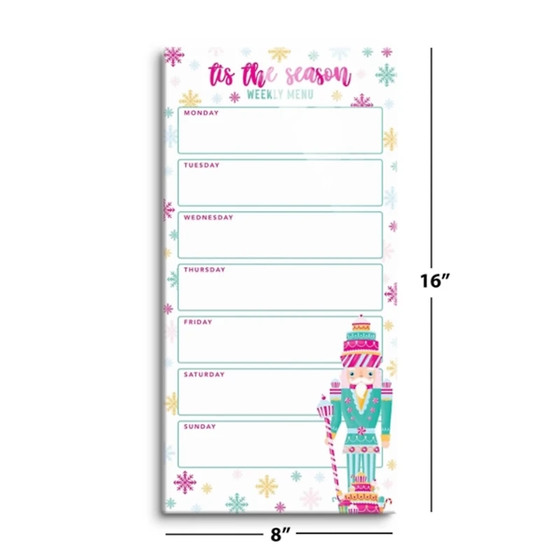 Pink Candyland Nutcracker Menu Dry Erase Board