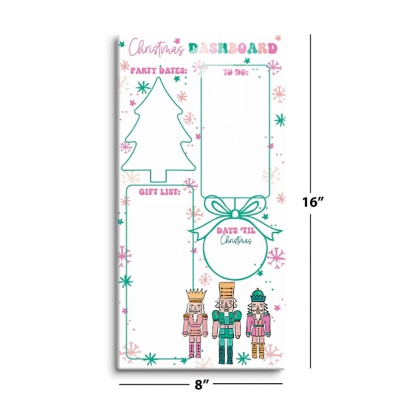 Confetti Nutcracker Dashboard Dry Erase Board
