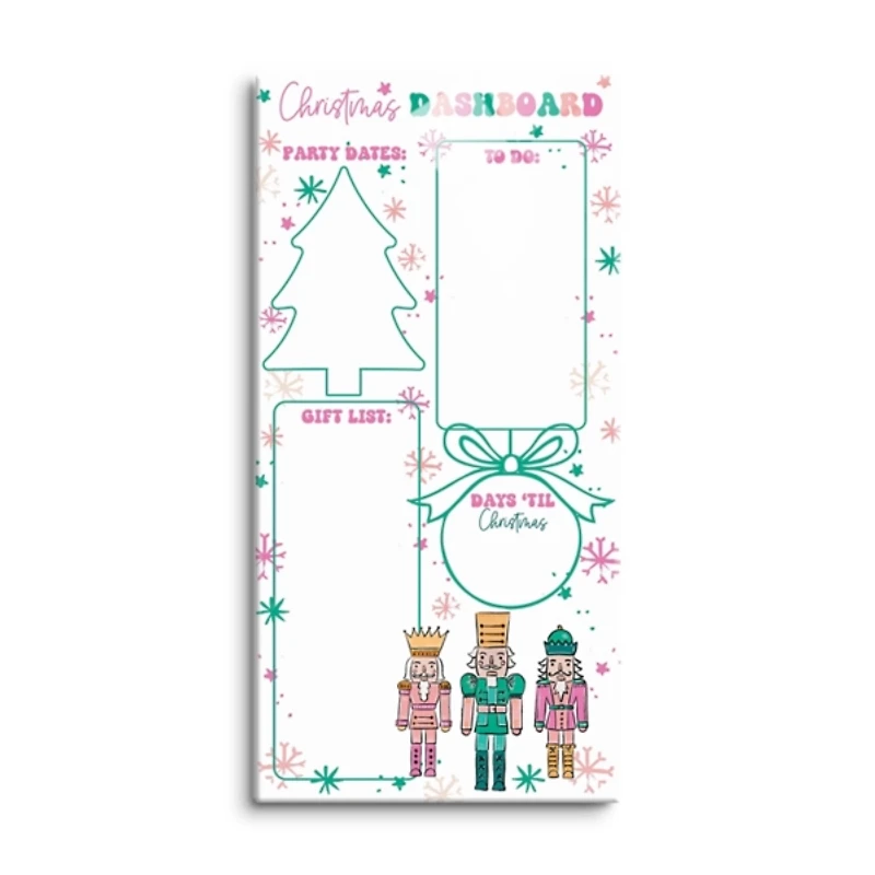 Confetti Nutcracker Dashboard Dry Erase Board