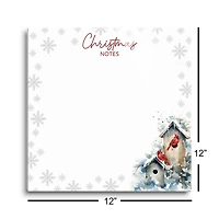 Cardinal Christmas Note Dry Erase Board, 12x12 in.